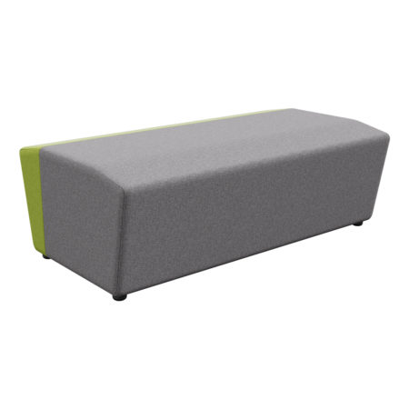 PARK2SSO - Park Ottoman 1300mm - Cashmere Fabric - Pewter _ Leaf
