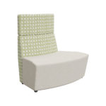 Park 1.5 Seater Inner-Curve Tall Back (45 Degrees) v2