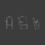 Dylan Theatre Chair Sizing